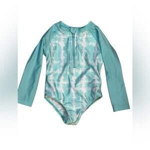 Wonder Nation Blue and White Rashguard Swimwear